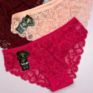 پک 6عددی شورت جنیفری برند توریسا تمام دانتل(رنگبندی میکس)