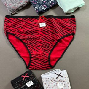 شورت طرح دار MBB سایز 3XL(پک 6 عددی)