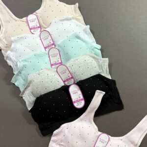 نیم تنه نخی خالداردخترانه تینیجری