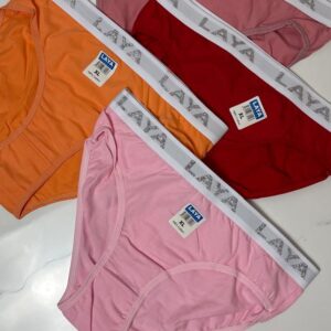 شورت کش پهن لعیا/پک 6 عددی/رنگبندی میکس