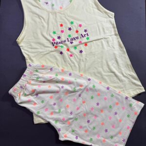 ست تاپ و شلوارک بهنان فری سایز 38 تا 46