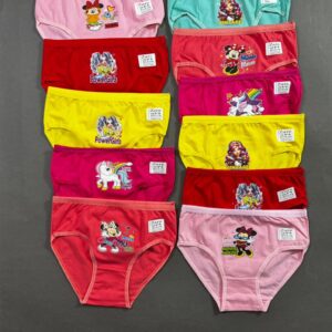 شورت زارع دخترانه اسلیپ 6 تا 9 سال(پک 6 تایی)رنگبندی میکس