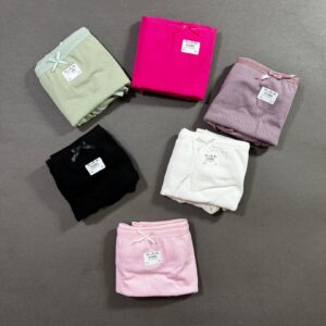 شورت MBB زنانه نخی مدل کبریتی 4XL(پک 6 تایی)