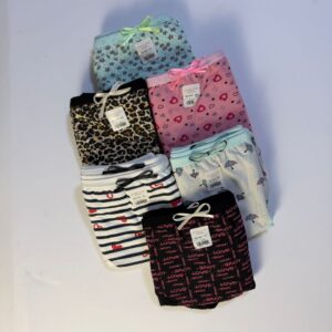 شورت طرحدار برند شارلوت 4XL(پک 6 عددی)