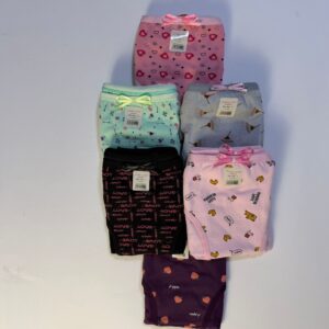 شورت طرحدار برند شارلوت L(پک 6 عددی)