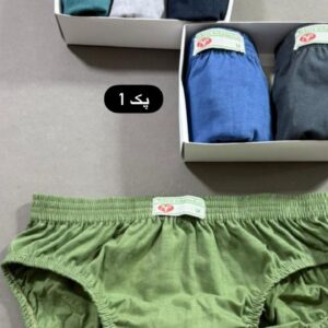 شورت اسلیپ مردانه/رنگی/ساده/برند نیک پوش/پک 3تایی