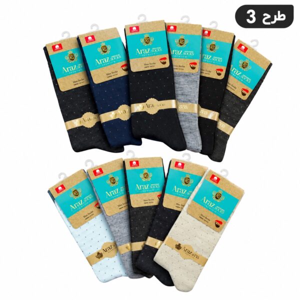 جنس جوراب نخی مردانه باکیفیت و ضد تعریق